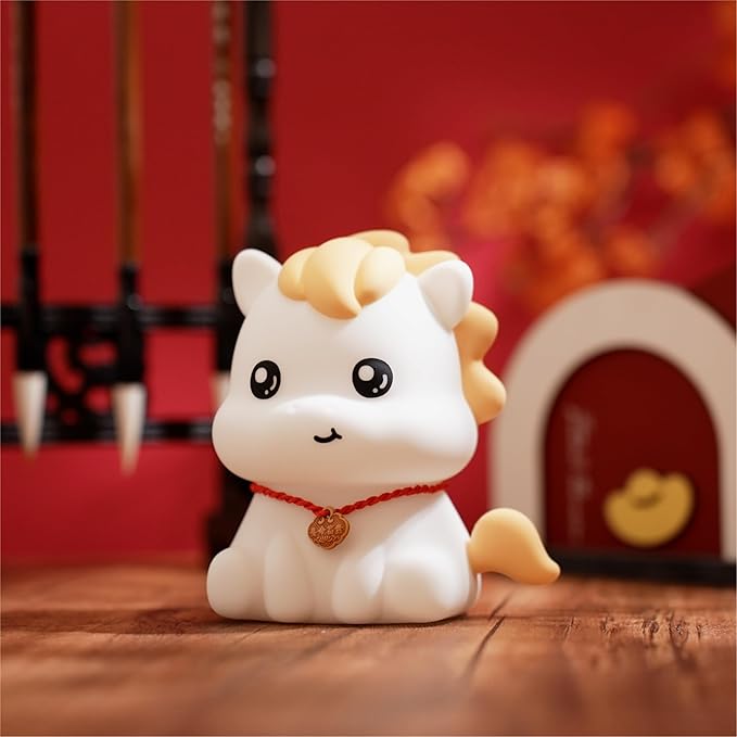 QANYI Horse Night Light, Horse Gifts for Girls, Rechargeable and Dimmable Cute Horse Lamp with Soft Touch, 2026 Christmas Gift Birthday Holiday and White Elephant Gifts for Girls Horse Lover Gift Idea