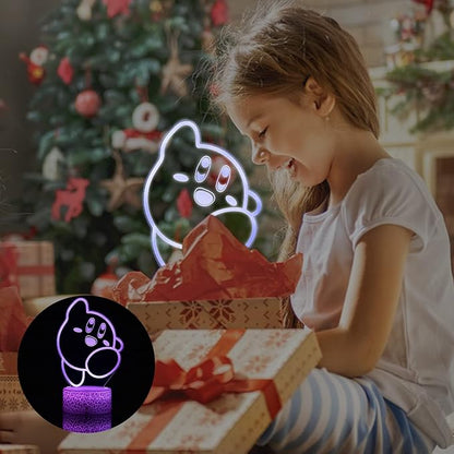 3D Night Light LED Table Lamp 16 Colors Changing with Remote Control Room Decor Gifts for Fans Christmas Birthday