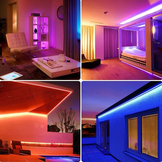 5 in1 WB5 2.4GHz WiFi PWM LED Controller Compatible with Alexa/Google Home/Tuya Smart Life APP Control for Dimming CCT RGB RGBCCT RGBW LED Strip Match WR01RF WR02RF etc RF Remote