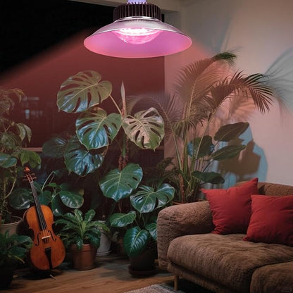 GT-Lite 33W LED Plant Grow Light Bulbs Full Spectrum with 28.22 PPF,E26 Base,Grow Light with Reflector for Indoor Outdoor Plants
