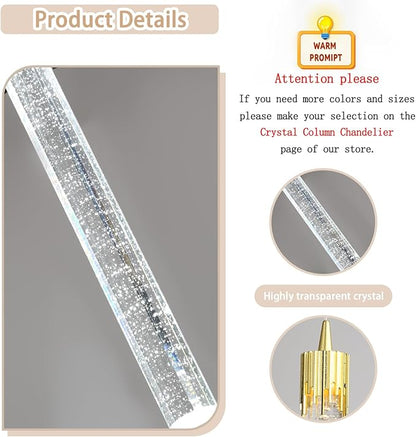 ykolupty H125'' Modern Crystal Chandelier 18-Lights Large Foyer Chandelier Crystal Pendant Ceiling Light for Staircaes Hallway Entrance Gold