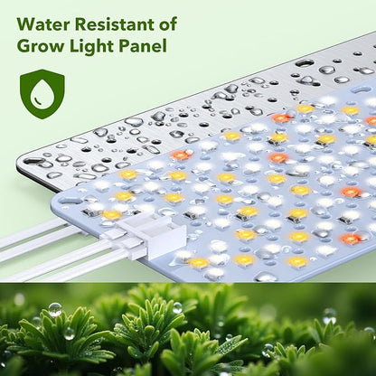 SDOVUERC Full Spectrum 960 LEDs Grow Lights,60W Plant Grow Lights for Indoor Plants with Daisy Chain Function, Sunlike Spectrum,4/8/12/16/20H Timer for Seed Starting(Pack5)