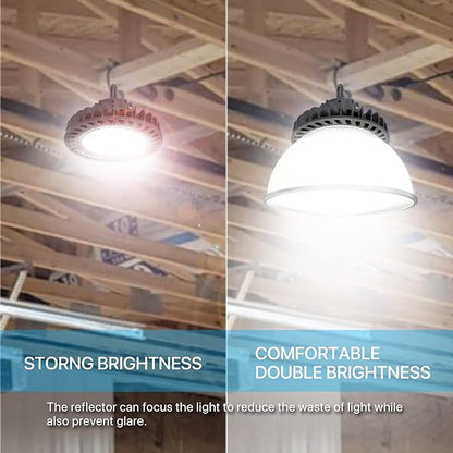 HYPERLITE 60 Degree PC Reflector ONLY for Hero Series LED High Bay Light 4-Pack (Milky Reflector with Cover)