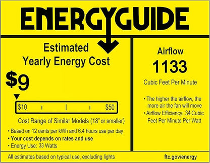 STERREN 20'' Modern Low Profile Ceiling Fan with Light, Bedroom LED Ceiling Fan with Remote Control, Bladeless Flush Mount Black Fan Lights Ceiling Fixtures for Living Room,Small Room