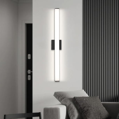 Bathroom Vanity Light Brushed Nickel Square LED 24 inch 14W 4000K Natural White Light Wall Bar Lighting Fixtures Over Mirror (Matte Black, 31.5in 4000K Dimmable)