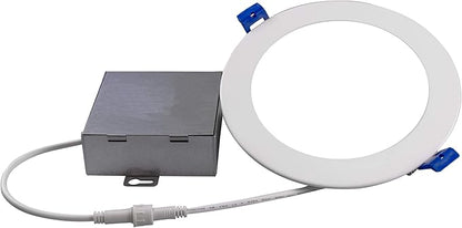 NICOR Lighting DLE621202KRDWH Recessed Lighting Kit, White, 6 Inches