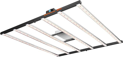 Spider Farmer SE7000 730W LED Grow Light, 5x5ft Coverage, Full Spectrum Dimmable Bar Style, Smart App Control & Daisy Chain, Commercial & Vertical Farming Growing Lamps