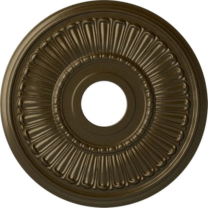 Ekena Millwork Melonie Ceiling Medallion, Brass