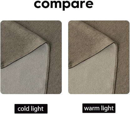 Artoid Mode Coffee Brown Table Runner, Seasonal Fall Washable Kitchen Dining Table Decoration for Home Party Decor 13x108 Inch