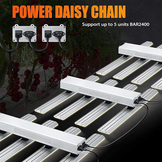 P1500 Full Spectrum Led Grow Light Veg Bloom Daul Mode, Upgraded Daisy Chain LED Grow Lights for Indoor Plants, Plant Growing Lamps for Indoor Hydroponic,Best for2x2ft, 3x3ft Tent.