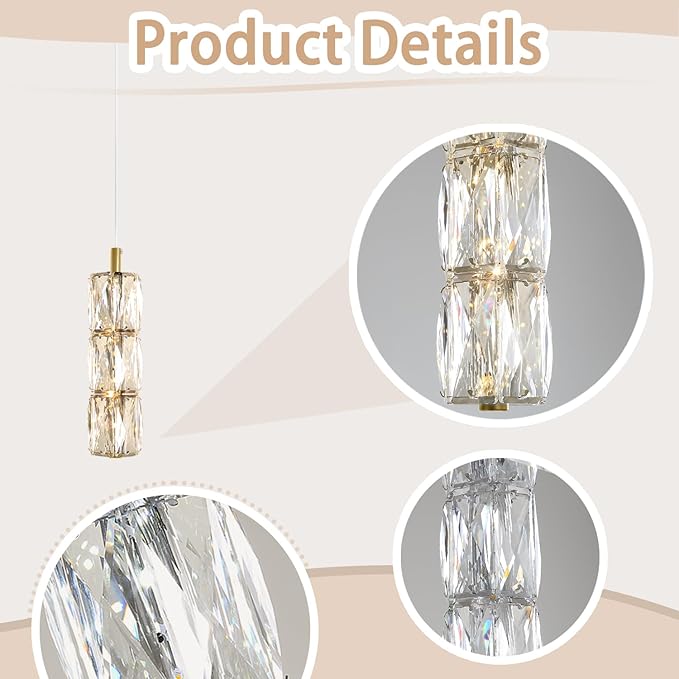 ykolupty Large Chandeliers for Living Room Modern Crystal Gold Chandeliers Spiral Staircase Pendant Light High Ceiling Lamp Fixture for Foyer Entrance Dimmable 2700-6000K