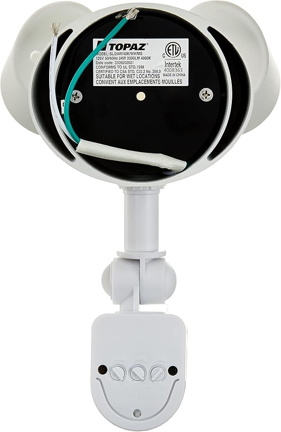 Topaz LED Security Lighting White with Motion Sensor