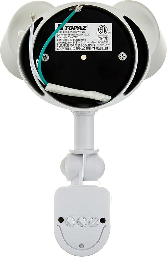 Topaz LED Security Lighting White with Motion Sensor