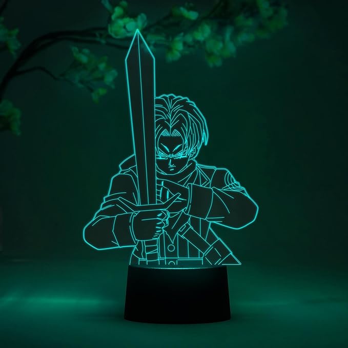 Otaku Lamps Trunks Dragon Ball Super – Anime Lamp Figure Night Light, 16 Color RGB LED – Remote, 3D Anime Room Décor Gift for Otaku