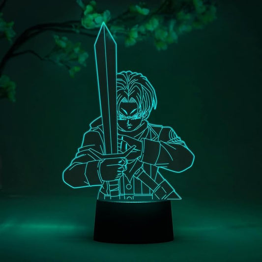 Otaku Lamps Trunks Dragon Ball Super – Anime Lamp Figure Night Light, 16 Color RGB LED – Remote, 3D Anime Room Décor Gift for Otaku