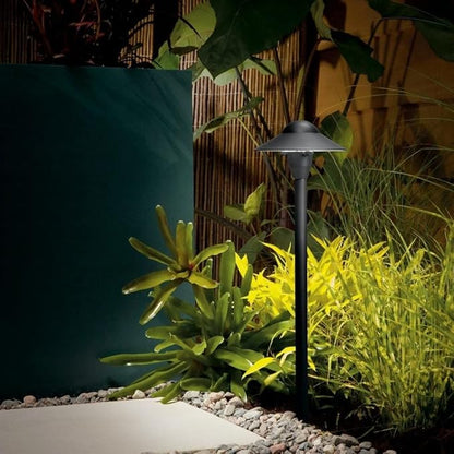 Kichler 15470CBR One Light Dome Path Light, Centennial Brass, 6"