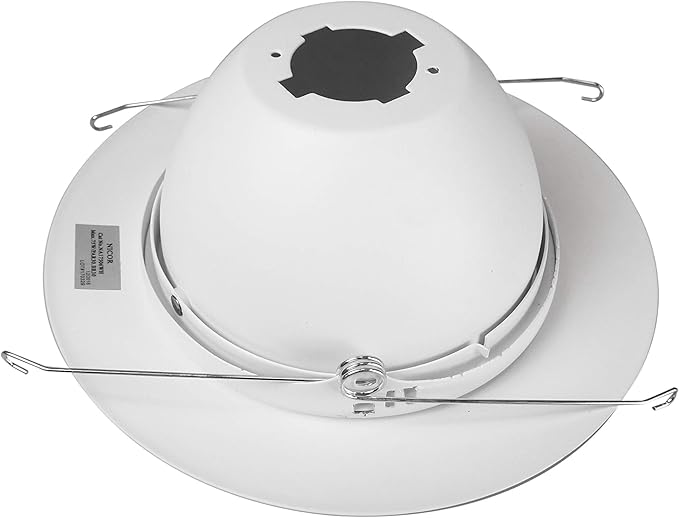 NICOR Lighting 6 inch White Recessed Eyeball Trim Designed for 6 inch Housings (17506WH)