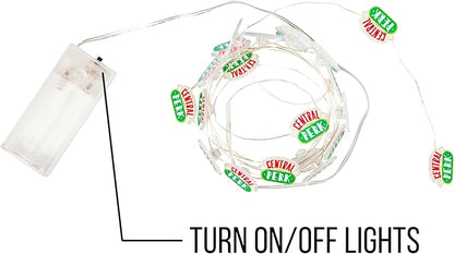 Silver Buffalo Friends Central Perk Mug 20ct Decorative String Lights, 7 Feet Long, Battery Powered (Batteries Not Included), Warm White LED, Indoor Use Only