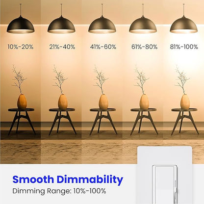 Feit Electric LED Clear A19 Medium Base Light Bulb - 60W Equivalent - 15 Year Life - 810 Lumen - 2700K Soft White - Dimmable (Pack of 48)
