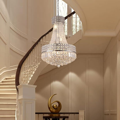 Crystal Chandeliers for Dining Room K9 Modern Crystal Chandelier Classic Luxury Imperial Style 9 Lights Chandelier Ceiling Dining Room Living Room Indoor Bedroom Chandelier
