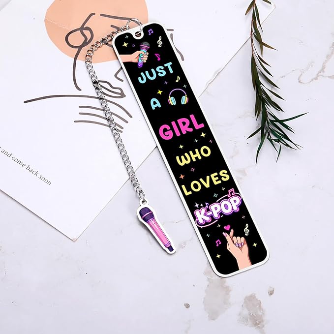 Kpop Graduation Bookmark - K-Pop Gift Bookmark for Kpop Music Lover, Kpop Merch, Korean Drama Book Maker Gift for K-Pop Lover, Korean Drama Gifts for Women Friends, K Pop Gifts for Teen Girl Women