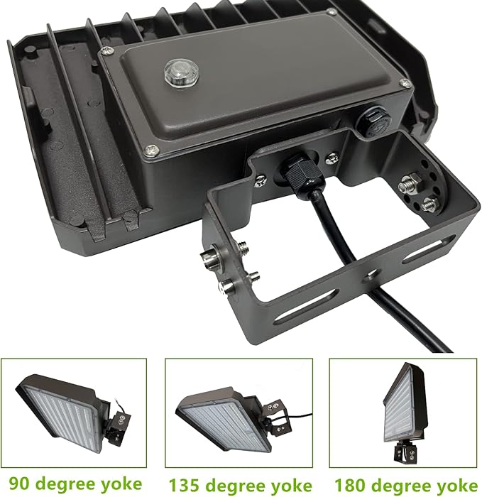 Dusk to Dawn Outdoor 100W LED Flood Light, 14000LM 1000W Equivalent, 100-277V 5000K Daylight, ETL Commercial LED Flood Light Fixture, Outdoor Security Lighting for Landscape,Parking Lot