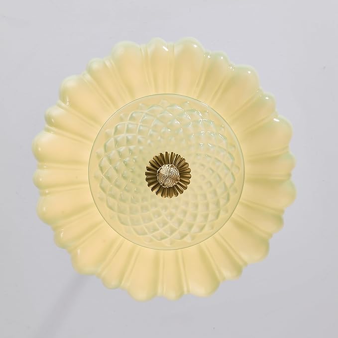 Schoolhouse Pendant Light, 12" Brass Gold Schoolhouse Ceiling Light Fixture with Mint Green Milk Glass Shade, Adjustable Height, Mid Century Modern Pendant Lighting for Kitchen Island Dining Room
