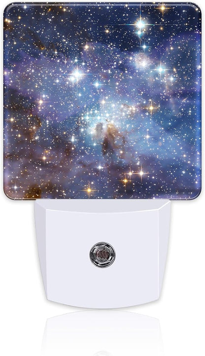 Deep Universe Nebula Night Light Plug into Wall, Galaxy Space with Stars Dusk to Dawn Night Light Plug in,0.5w Energy Saving Sleep Friendly NightLight for Kids Boys Girls Home Decor
