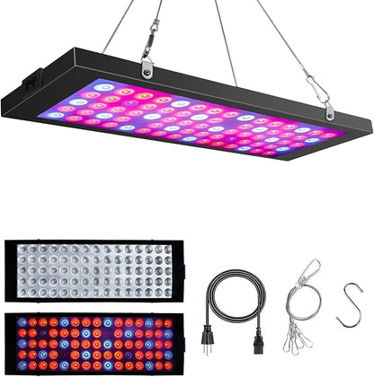 GT-Lite 13Inch Plant Growing Lamps, Garden LED Incandescent Grow Light 40W Equivalent, Wide Spectrum Grow Flat Light Promotes Plant Growth, Damp Rated