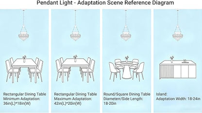 Vintage Pendant Light, Brushed Antique Brass Pendant Lights Kitchen Island with Unique Thickened Glass, Penant Lighting Fixtures with Adjustable Chain, Hanging Light Fixtures for Dining Room, Entryway