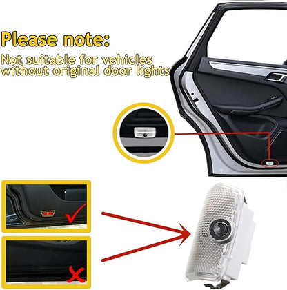 2Pcs Never Fade Car Door Lights Logo Projector,LED Welcome Lights for Q50 Q60 Q70 G25 G37 QX50/56/60/70/80 M25/35/37/45/56 FX35/37/45/50 EX25/35/37 Ghost Shadow Lamp (for IF-NT, 2pcs)