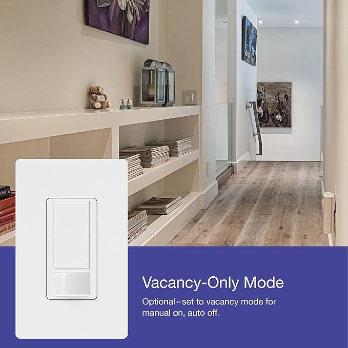 Lutron Maestro LED+ Motion Sensor/Dimmer Switch | 150W LED | Single Pole/Multi-Location | MSCL-OP153M-HT | Hot