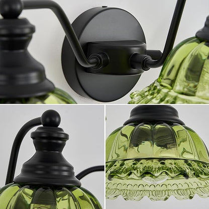 XIEDUN Green 3 Light Vanity Light Bathroom Light Modern Bathroom Light Fixtures