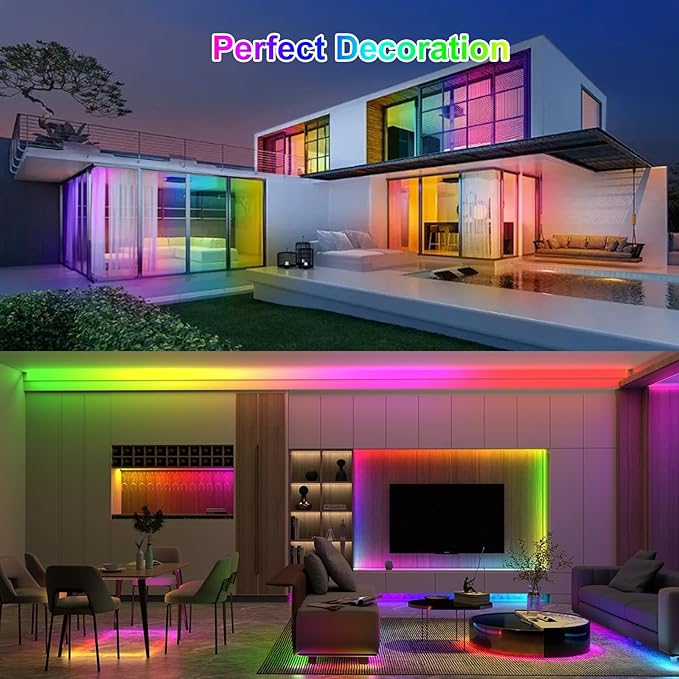 16.4FT WS2812B 5V LED Strip Lights 300 Individual Addressable RGB IC 5050SMD LEDs - Flexible White PCB IP65-60LEDs/m MagicRGB Dream Color for DIY Chasing Color Project (No Power Supply & Controller)