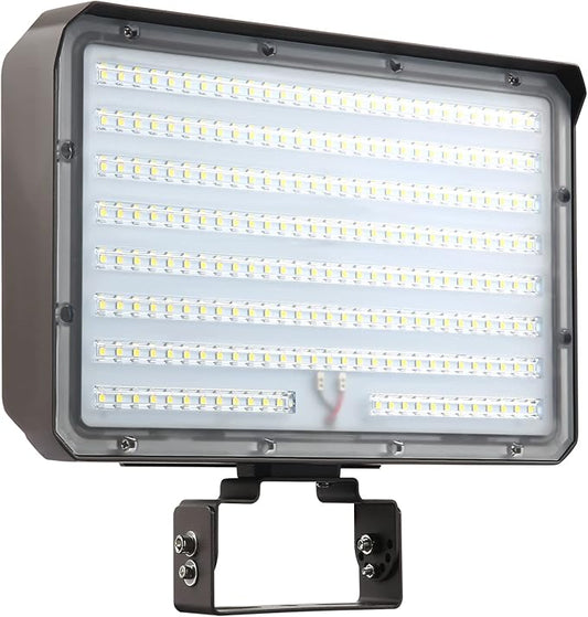 Dusk to Dawn Outdoor 150W LED Flood Light, 21000LM 1000W Equivalent, 100-277V 5000K Daylight, ETL Commercial LED Flood Light Fixture, Outdoor Security Lighting for Landscape,Parking Lot