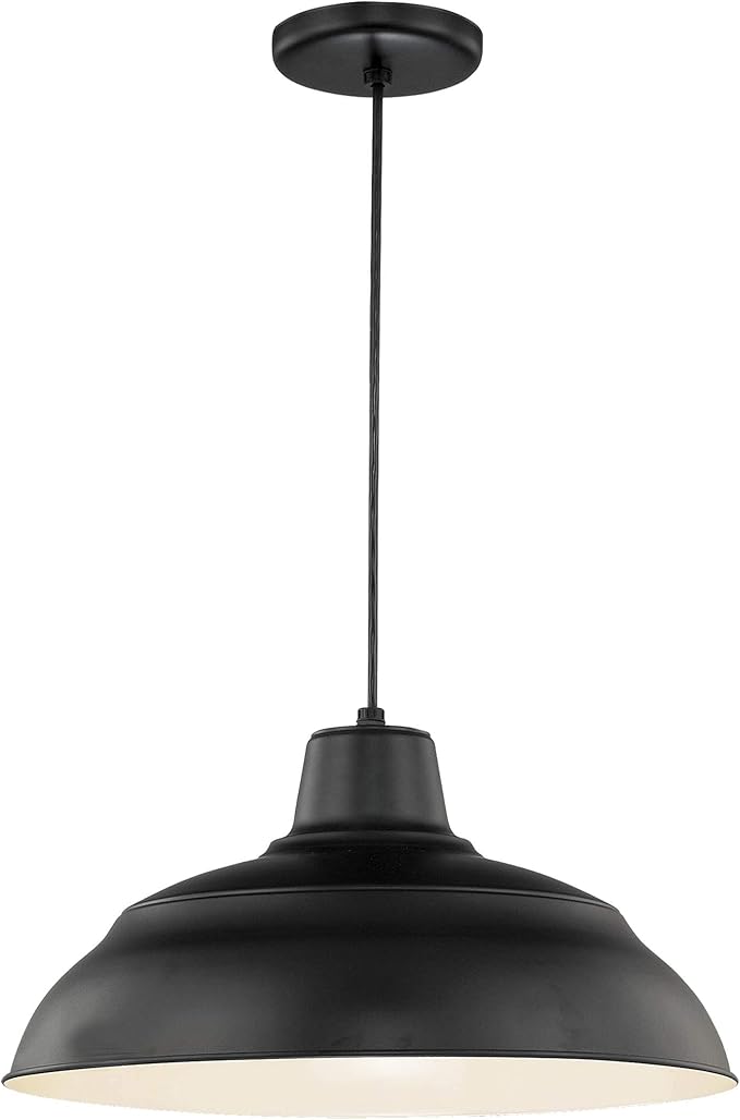 ML Lighting RWHC17-SB Traditional, Satin Black