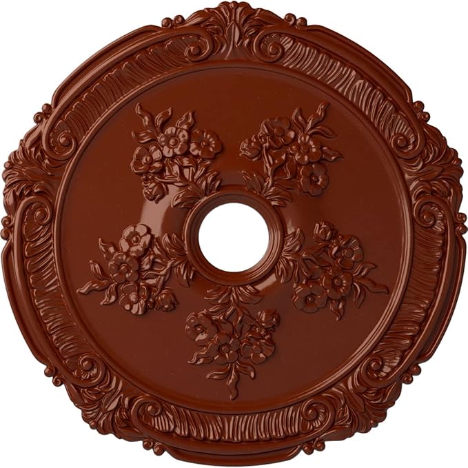 Ekena Millwork CM26ATFIF Attica with Rose Ceiling Medallion, 26" x 3-3/4" x 1-1/2"