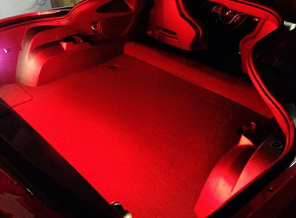 iJDMTOY 18-SMD-5050 LED Strip Light Compatible with Car Trunk Cargo Area or Interior Illumination, Brilliant Red