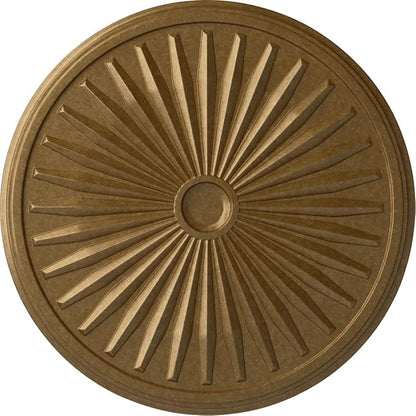 Ekena Millwork Leandros Ceiling Medallion, Pale Gold