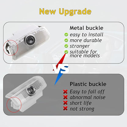 2Pcs Never Fade Car Door Lights Logo Projector,LED Welcome Lights for Q50 Q60 Q70 G25 G37 QX50/56/60/70/80 M25/35/37/45/56 FX35/37/45/50 EX25/35/37 Ghost Shadow Lamp (for IF-NT, 2pcs)