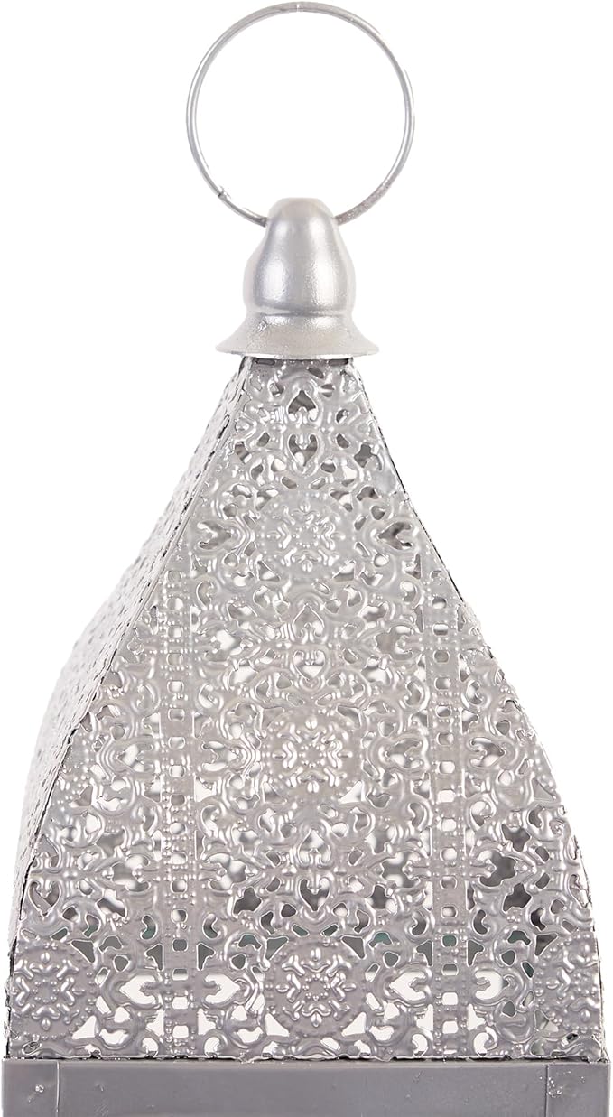 Accent Plus 57070912 Brilliant Candle Lantern, Gray