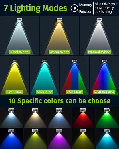 Solar Fence Lights Outdoor Waterproof High Brightness LED Spot Lens Deck Lights 7 Mode Warm & Cool White RGB Solar Powered Wall Lighting Decor for Outside Patio Step Backyard Railing - 12 Pack(White)