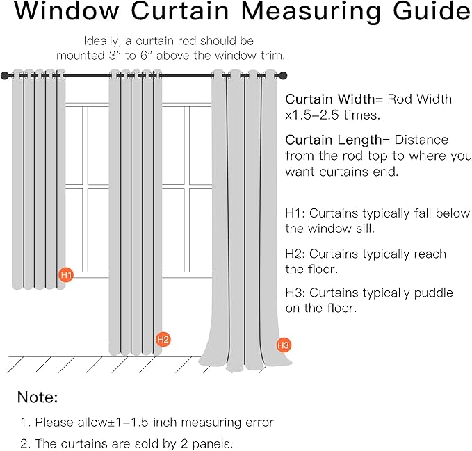 XiDi White Curtains for Girls Nursery Room 90 Inches Long Blackout Double Layer Curtains with Sheer Overlay for Kids Toddler Princess Bedroom Living Room Darkening Grommet Window Drapes W52 X L90