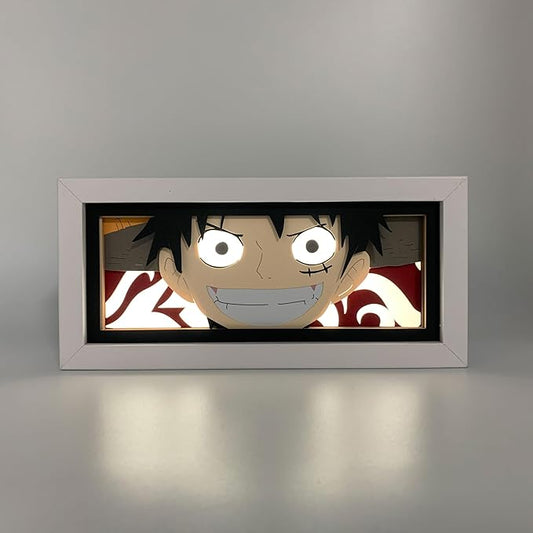 Luffy Light Box - One Piece – Anime Lamp Figure Night Light – 3D Anime Room Décor Gift for Otaku