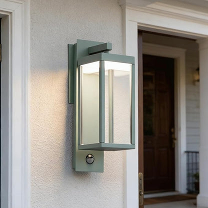 Motion Sensor LED Porch Lights Outdoor Wall Mount Lantern Exterior Light Fixture for House Garage Patio Garden,13W 750LM