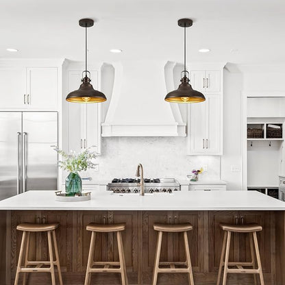 Oil Rubbed Bronze Pendant Light Modern Pendant Lights for Kitchen Island Hanging Lighting Fixture Over Sink for Dinning Room Bedroom Hallway,3 Packs