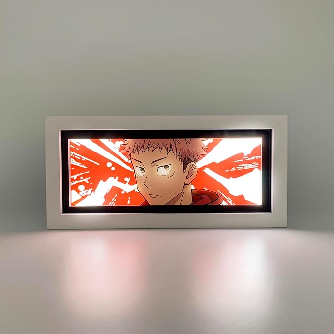 Yuji Itadori (Shibuya) Light Box - Jujutsu Kaisen – Anime Lamp Figure Night Light – 3D Anime Room Décor Gift for Otaku