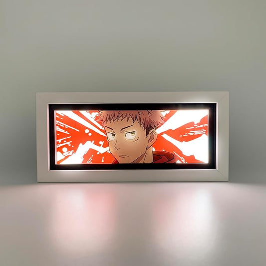 Yuji Itadori (Shibuya) Light Box - Jujutsu Kaisen – Anime Lamp Figure Night Light – 3D Anime Room Décor Gift for Otaku