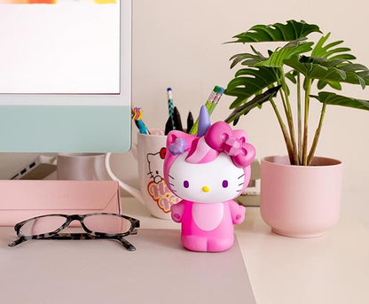 Surreal Entertainment Sanrio Hello Kitty Unicorn 6-Inch PVC Figural Mood Light | Portable Night Light Lamp for Bedroom