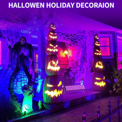 6 Pack 120W LED Black Lights, Blacklight Bar Light Up to 5000ft² Area with Switch+Plug+6ft Cable, Glow Party Light Supply for Halloween, Fluorescent Poster, Body Paint, Birthday, Bedroom, Classroom